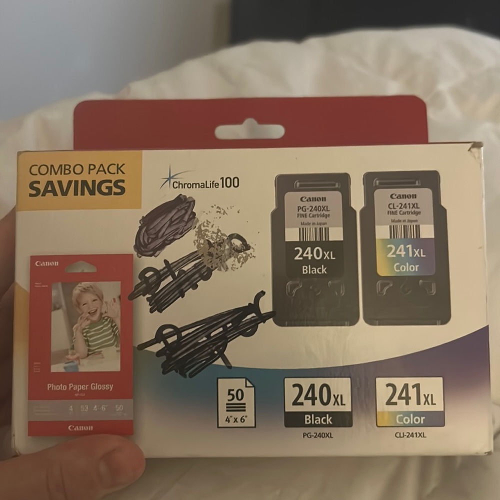 canon 240 xl 241xl ink combo pack retail 49.00